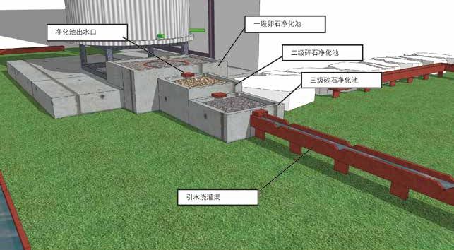 绿色屋顶结构示意图图片