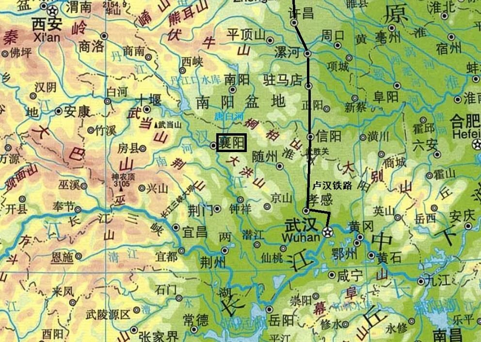 襄陽以前也叫襄樊,由襄城和樊城組成,漢江南岸是襄陽城,北岸是樊城.