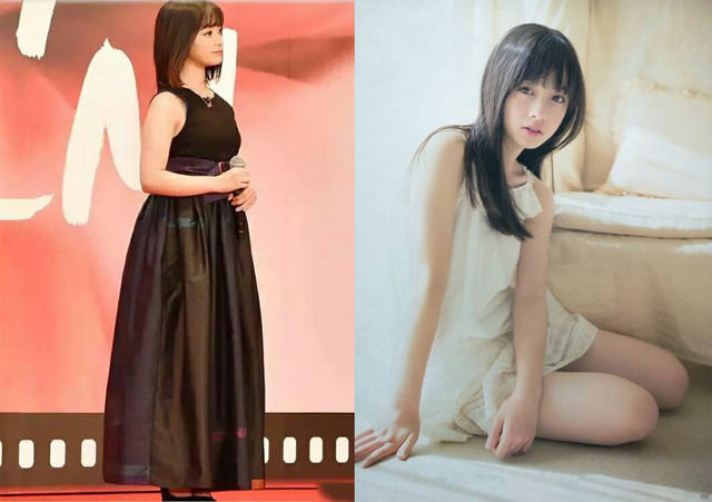 原创"千年美少女"桥本环奈近照,身材发福,网友:这身高果然一米五