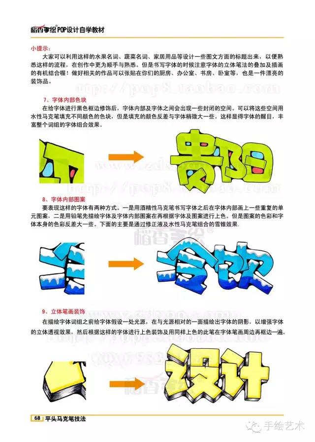 對手繪pop基礎的朋友們一些關鍵性的建議及幫助