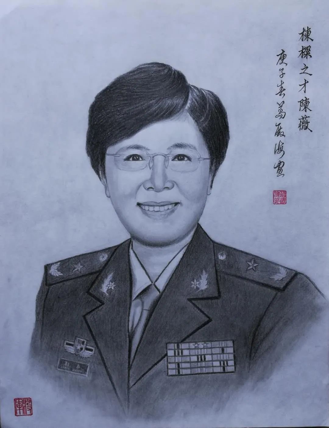 葛殿海 《栋梁之才陈薇》▲虎仇 《为了谁》▲张文正 《战疫情》