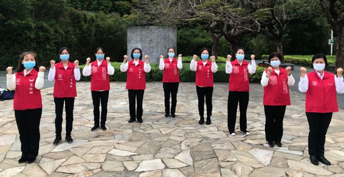南山巾帼在行动二十一不放弃一条心沙河街道巾帼用手语舞传播战疫正