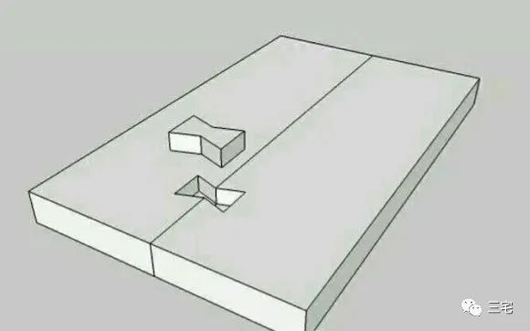 百科银锭榫两头大中腰细形似银锭