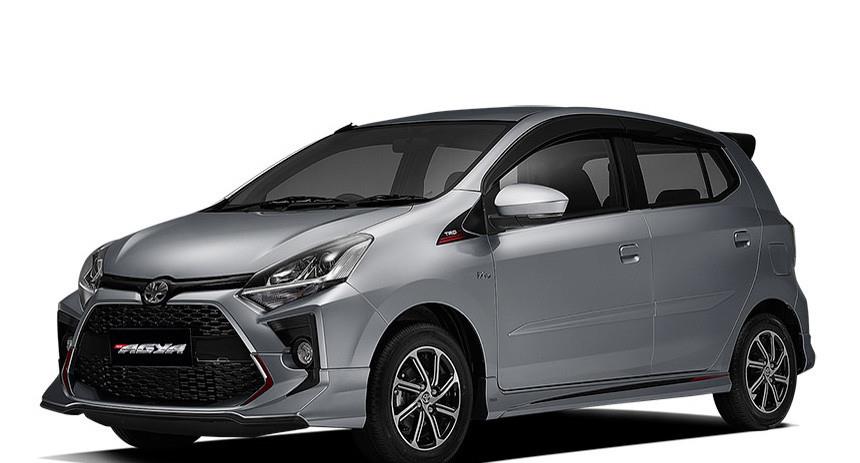 更新紧凑型掀背车丰田agya