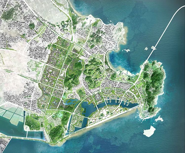 项目总平面图"蓝色海湾整治行动"是我国"十三五"规划纲要中的重大海洋