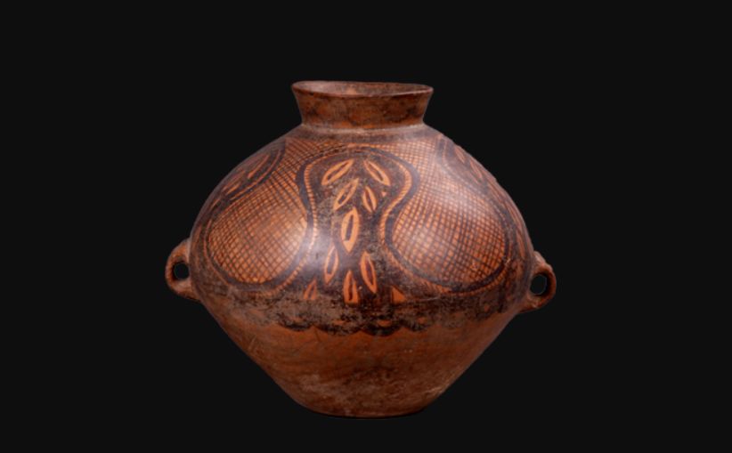 ▌葫芦网格叶形纹瓮▌花瓣纹壶▌变体神人纹壶▌人面器口漩涡纹壶▌