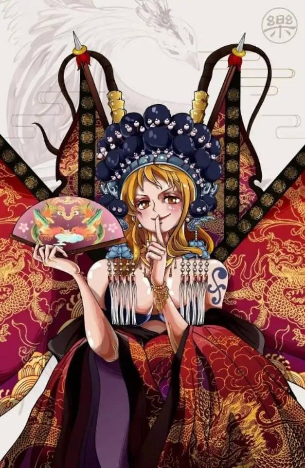 当海贼王遇上中国风女帝变身为杨贵妃索隆酷似洪秀全