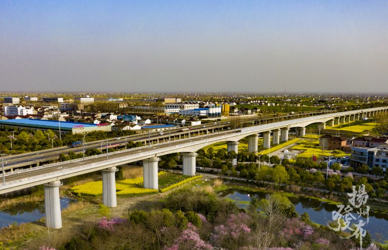 宝应人!看这条高铁巨龙