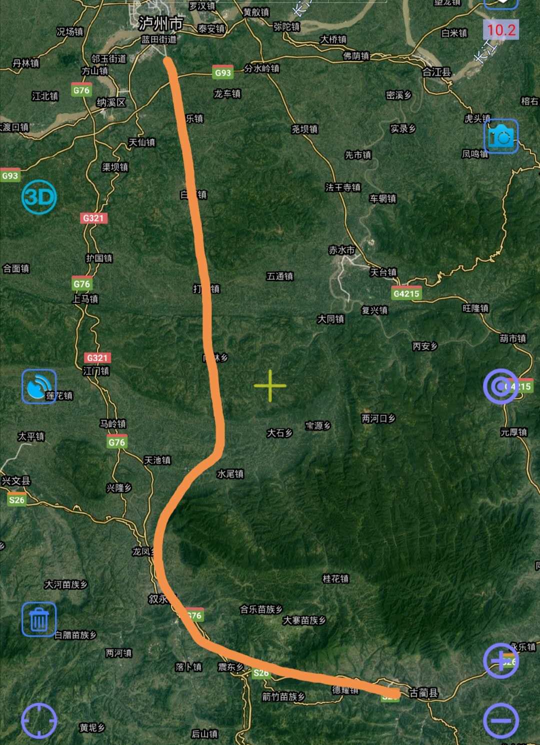 泸州市各区县新建高速公路快速通道和主干道理想规划方案