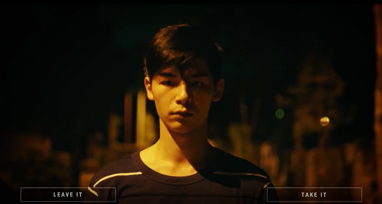 这个网站正是影片导演陈子谦(royston tan)和新加坡全国防止嗜毒理事