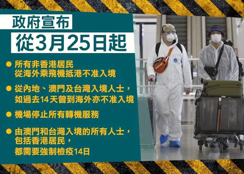 重磅香港彻底封关非香港居民禁入境转机服务停止