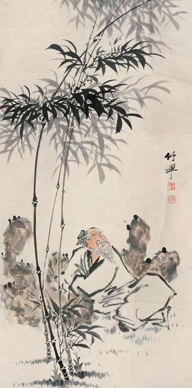 一代高僧竹禅大师携大笔一支纵横天下