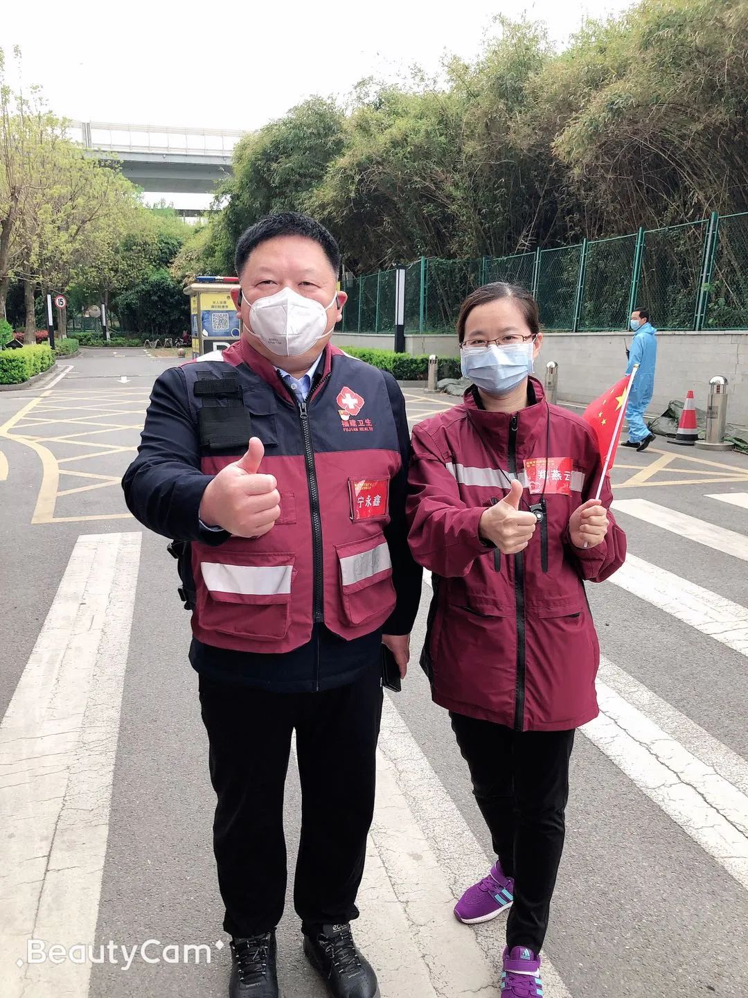 樱花如期绽放英雄凯旋回返福建中医药大学附属福州中医