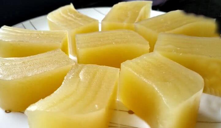 教你做菠萝糕酸甜可口鲜嫩爽滑q弹一次做3个不够吃