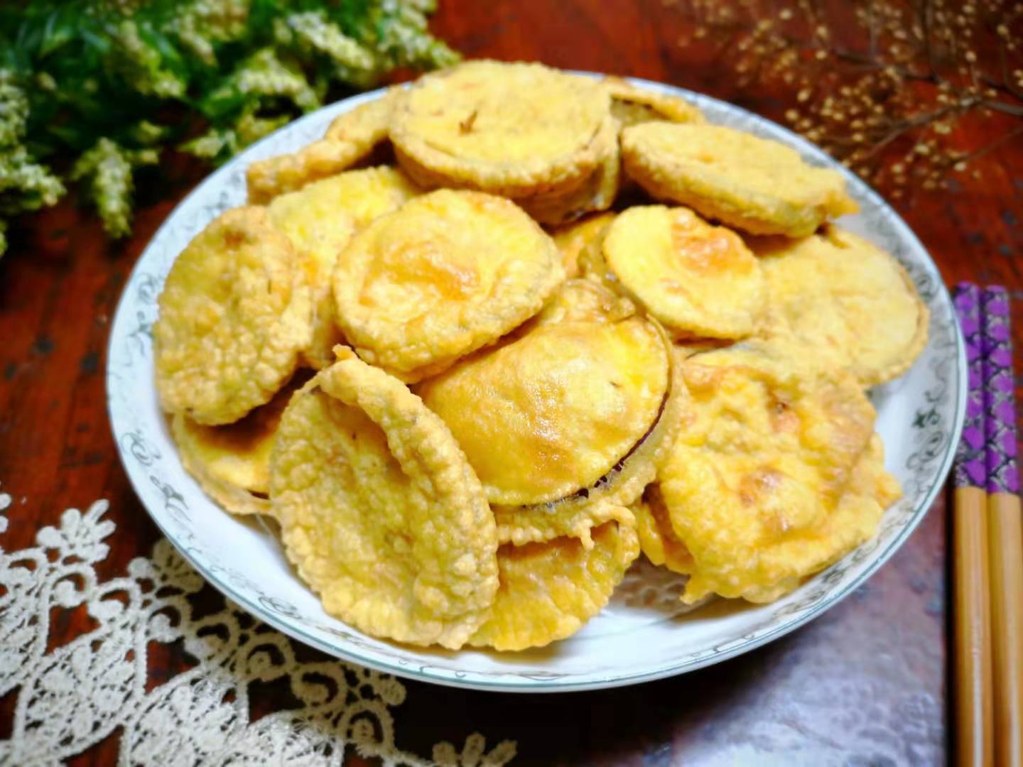 5元做一锅,金黄酥脆,一口一个真过瘾_茄子