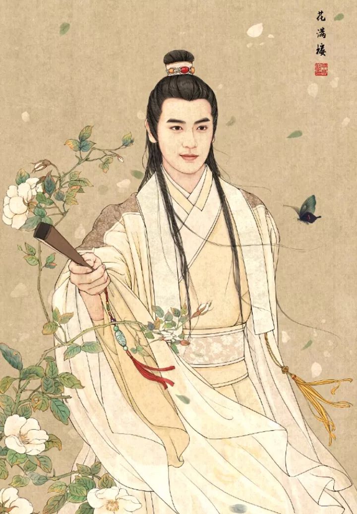 每一位美男子刻画笔触都极为精湛温润如玉的小公爷···为爱成痴的