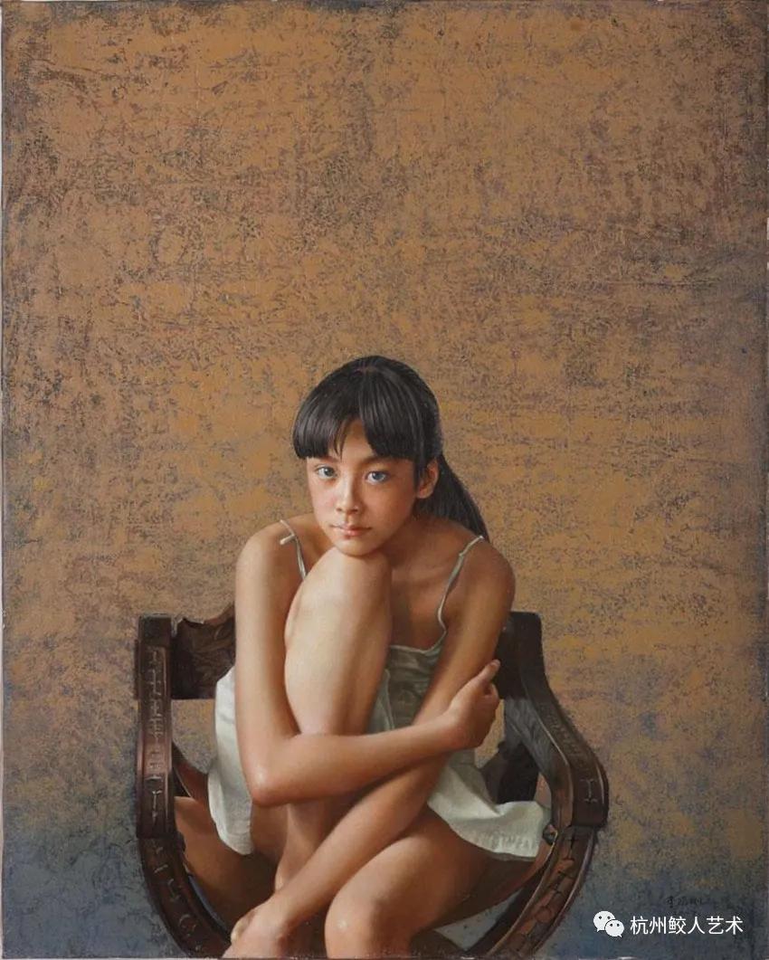 名家人物油画欣赏第002期 ▏鲛人艺术签约画家李晓刚作品