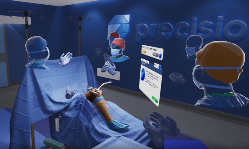 原创precisionos推出多人vr手术训练平台