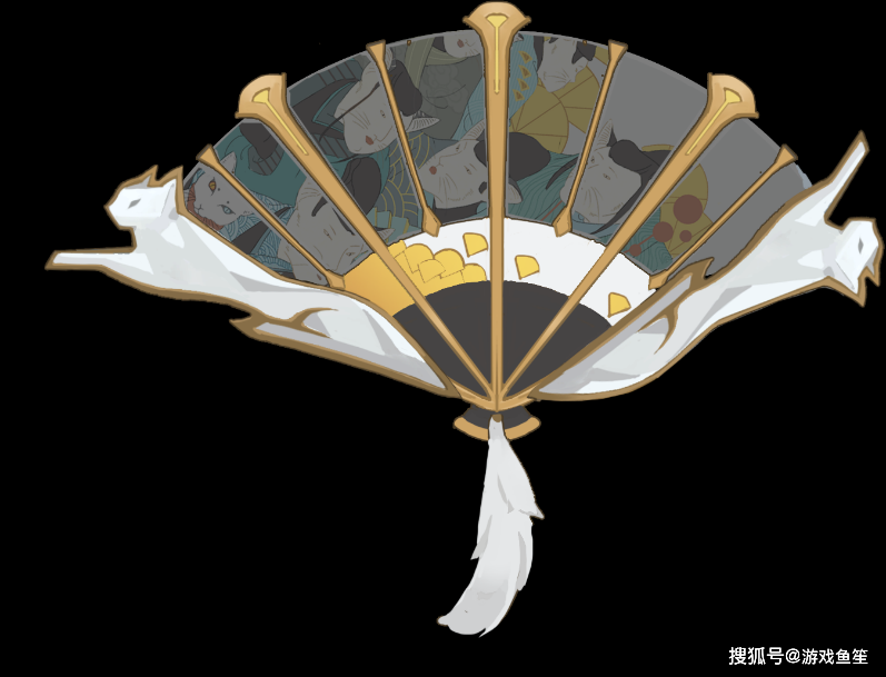 大招特效变身为灵魂色狮猫!_扇子