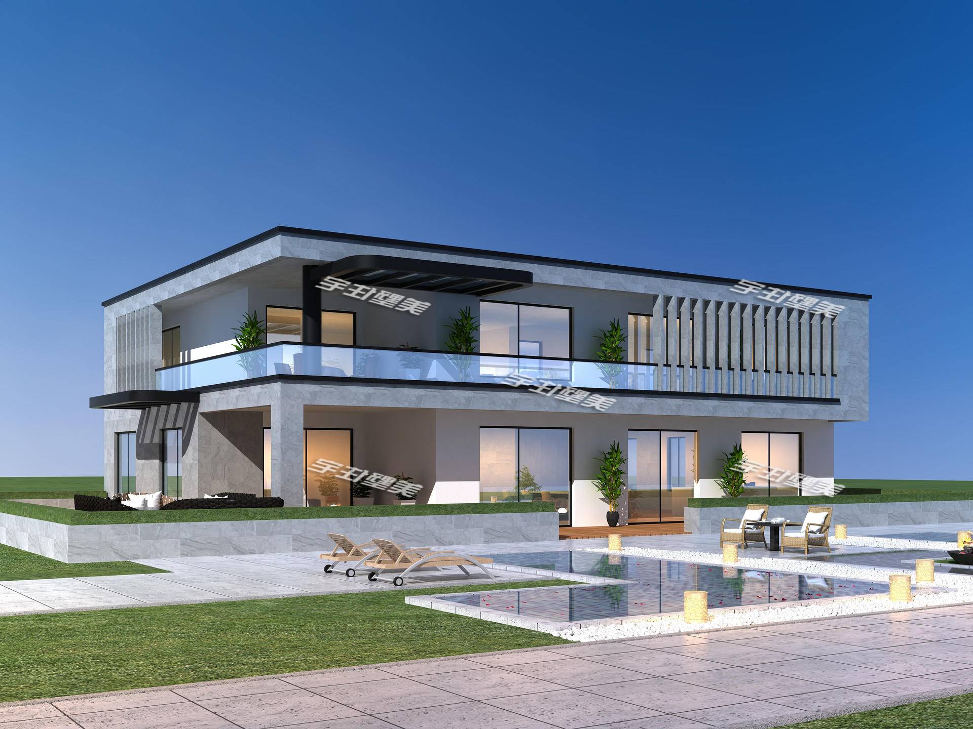 你见过这样的现代风别墅吗户型通透有立体感年轻人的最爱