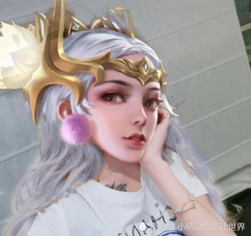 王者荣耀女生把自拍p上英雄头像男生不淡定了这也太美了