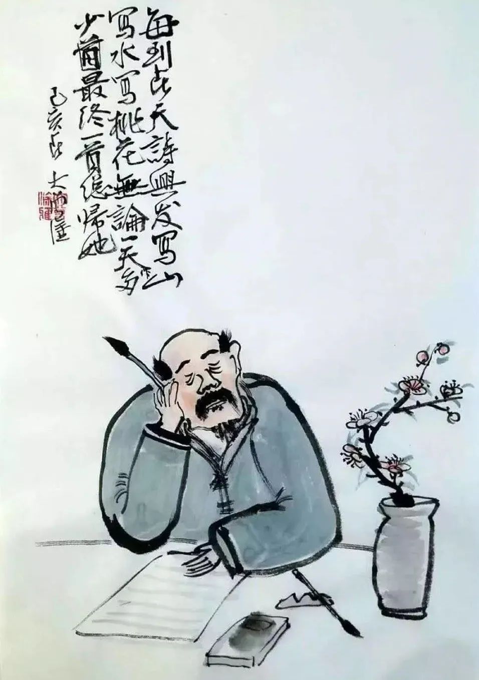 春日漫画打油诗:生动有趣,逗人一乐,又充满哲理!