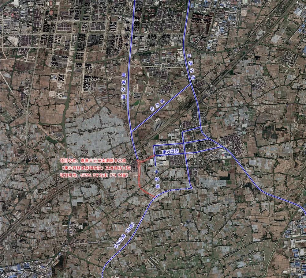 嘉善的这两条路将这么建_公路
