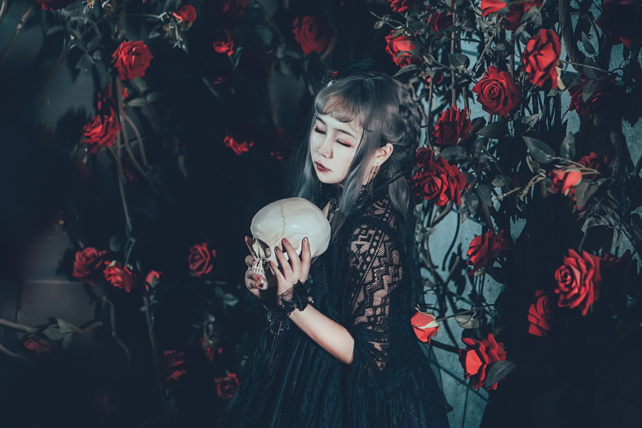 哥特风lolita私影