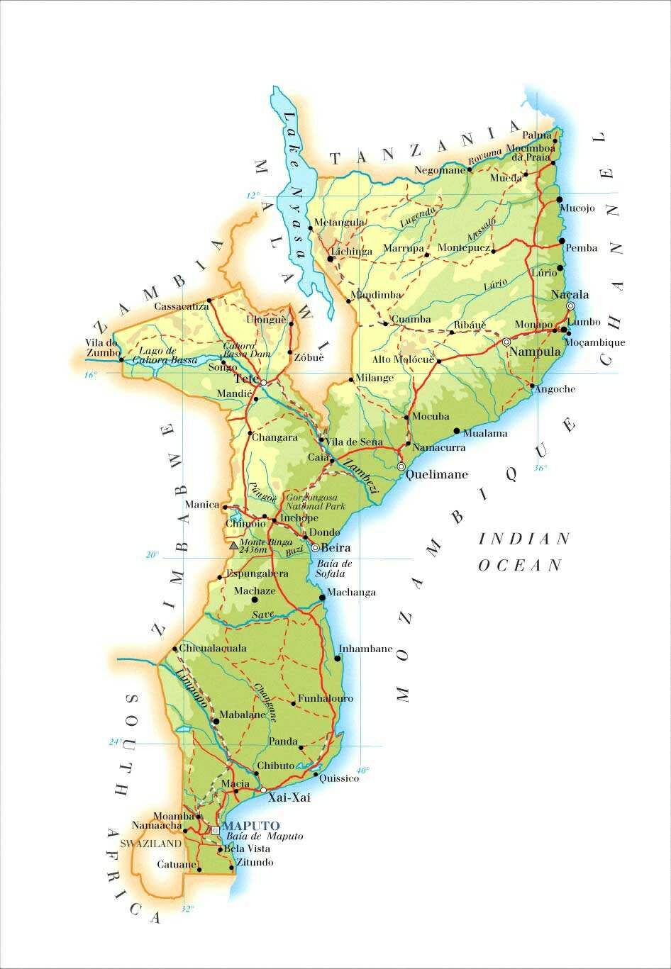索马里地理位置地图图片