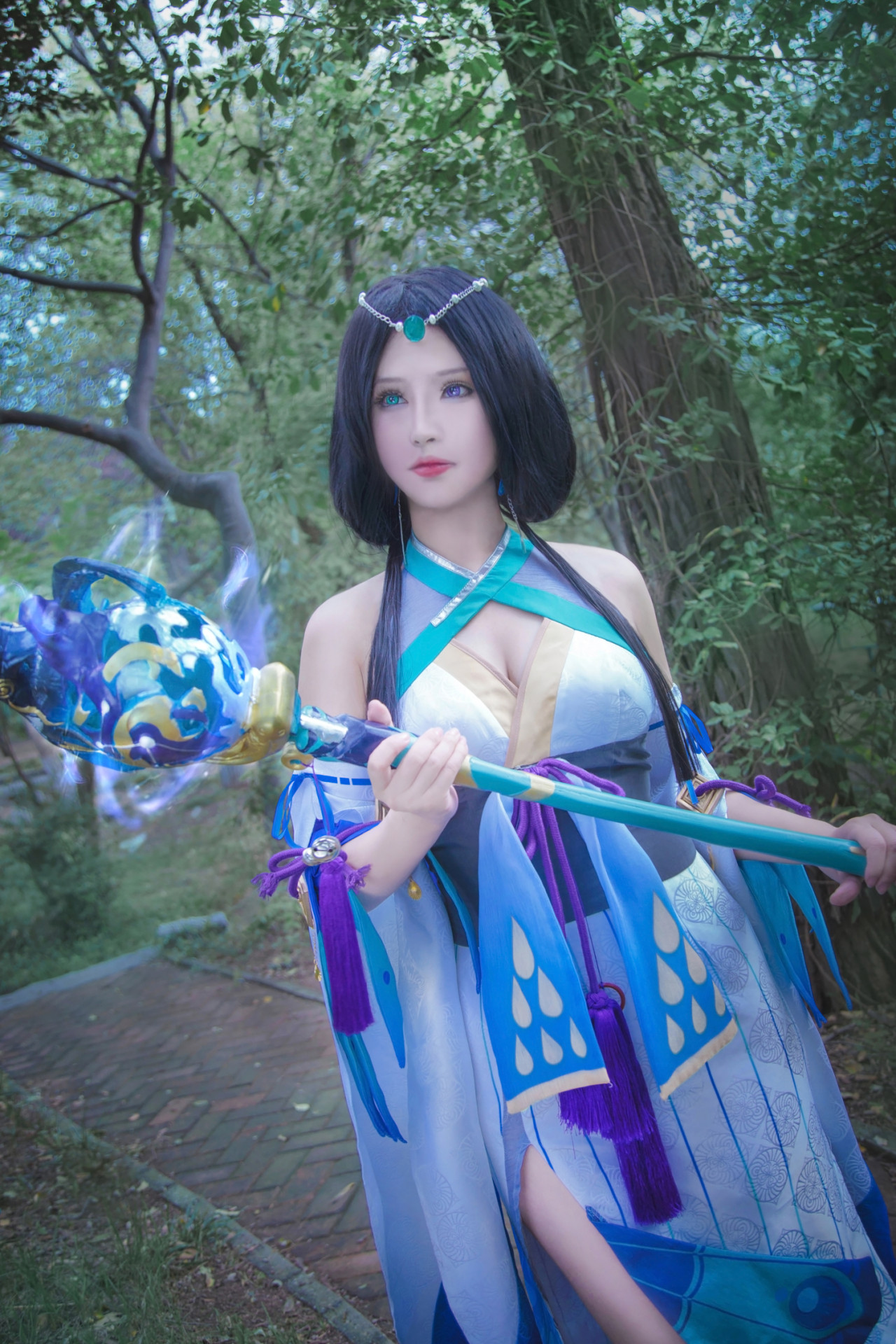 阴阳师手游八百比丘尼cosplay