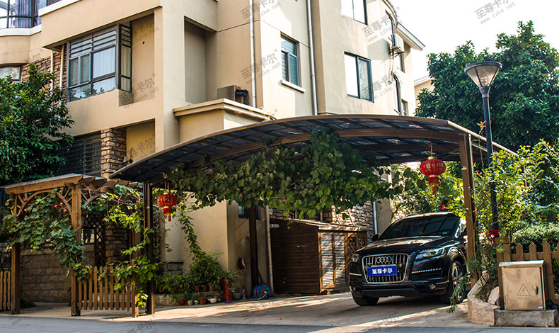 67看看这五款车棚图片总有一款让你心动