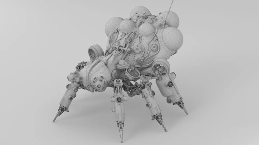 学员作品菜鸟班学员毕业设计机械蜘蛛