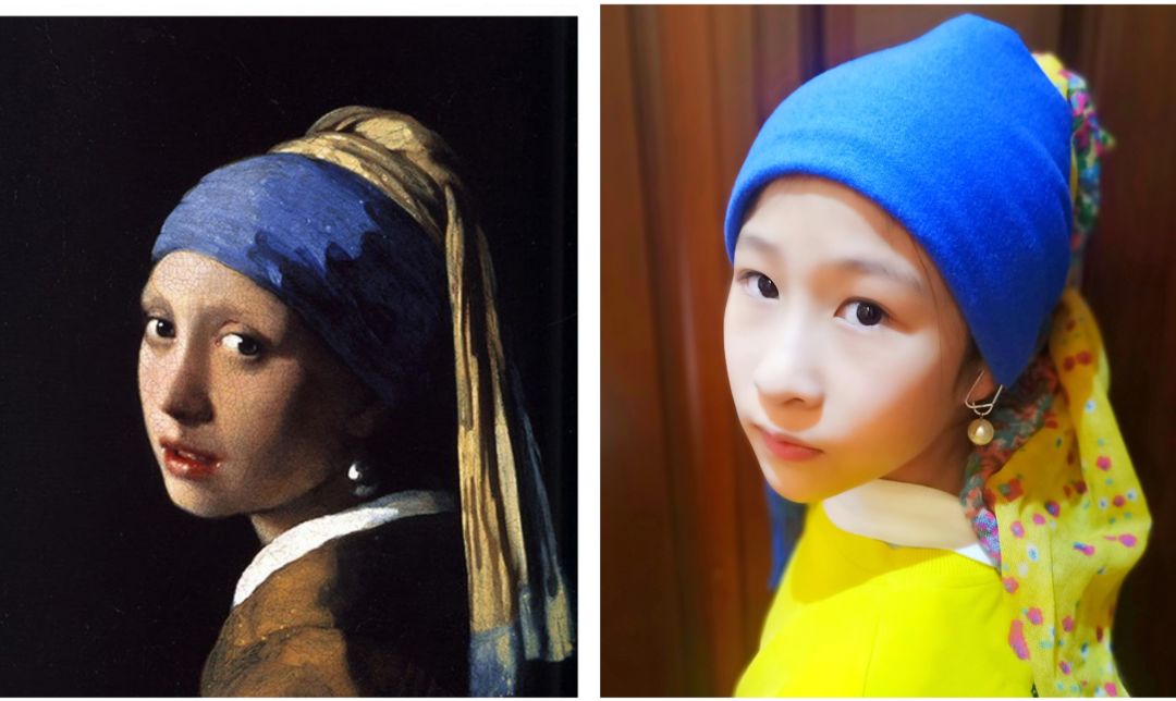 这波小学生名画模仿秀令人开怀大笑!_班陈彦