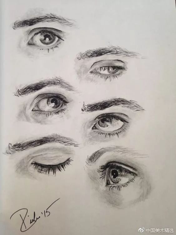 眼睛的100种画法