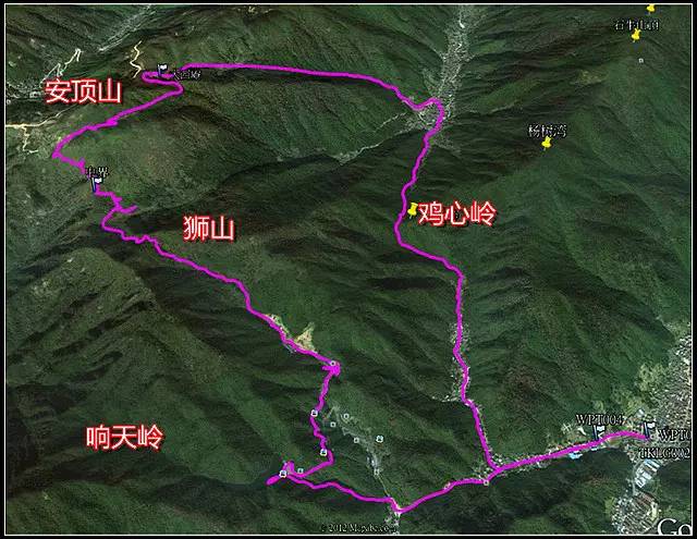 2020第三爬:3.29穿越萧富古道(安顶山), 重走朱元璋逃难路