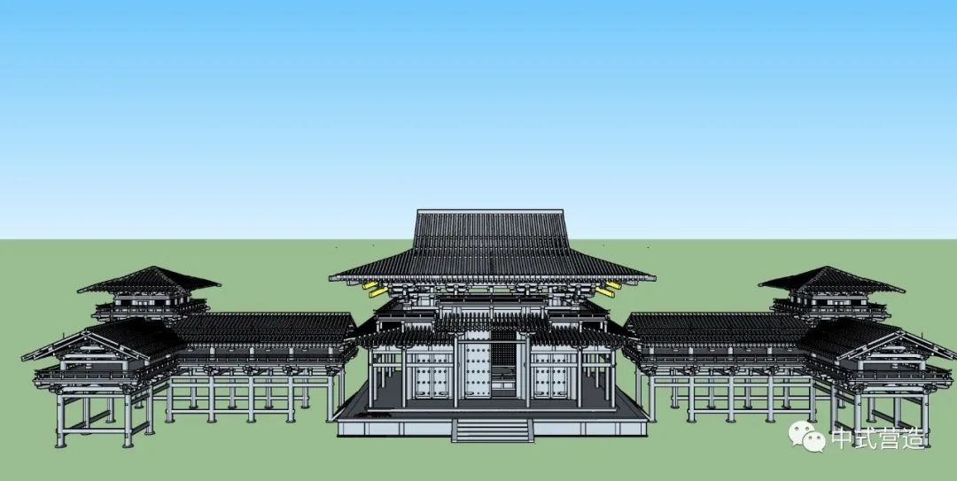 平等院凤凰堂(hoodo pavilion of the byodo-in,1053年)建于平安时代