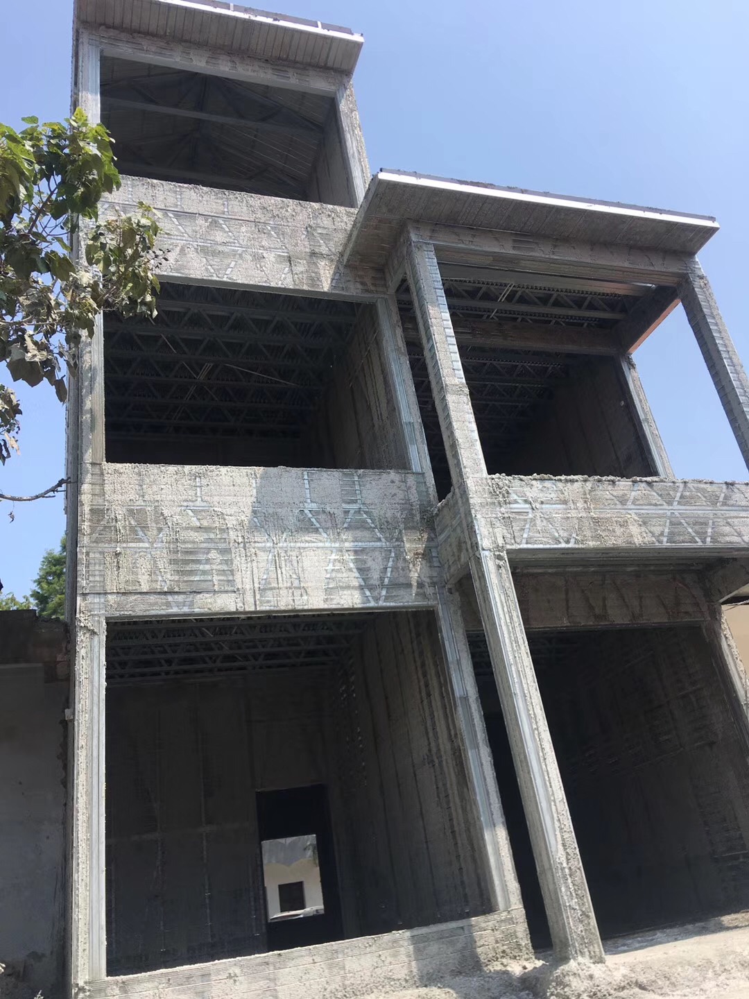 农村轻钢别墅三种墙体工艺技术特点