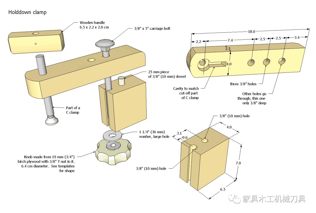 木工diy工具資料馬蒂斯木工仿形開榫機詳細完整圖紙內附模板計算軟件