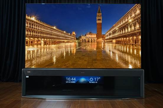 一面画质一面ai海信8kpro双屏电视体验