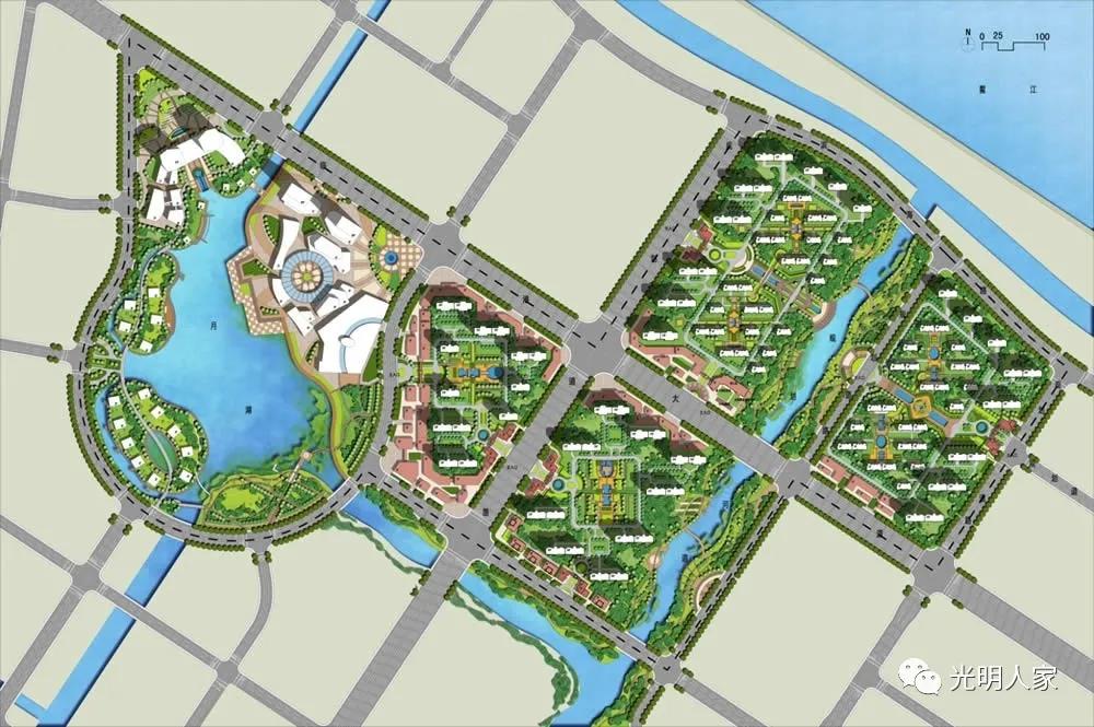 温州龙港新城部分城市规划设计图_大道