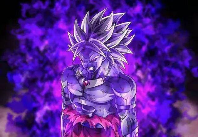 原创龙珠布罗利变成超紫激发赛亚人邪恶的一面悟空和贝吉塔不敌