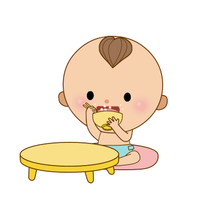 宝宝吃饭gif图片