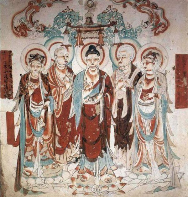 "南无药师琉璃光佛观自在菩萨眷属神圣神赞普,二为先亡父母"