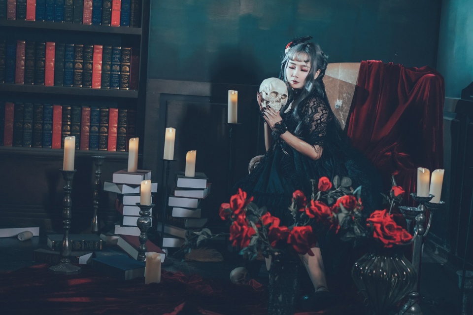 哥特风lolita私影