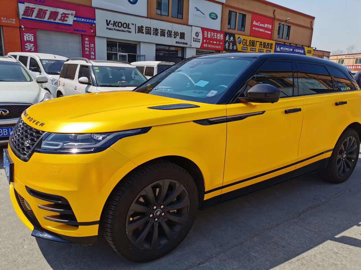 春天到了给路虎星脉换一件绚丽电光黄衣裳