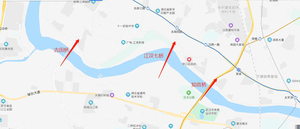 江汉七桥复工串起五大城区惠及这些新盘