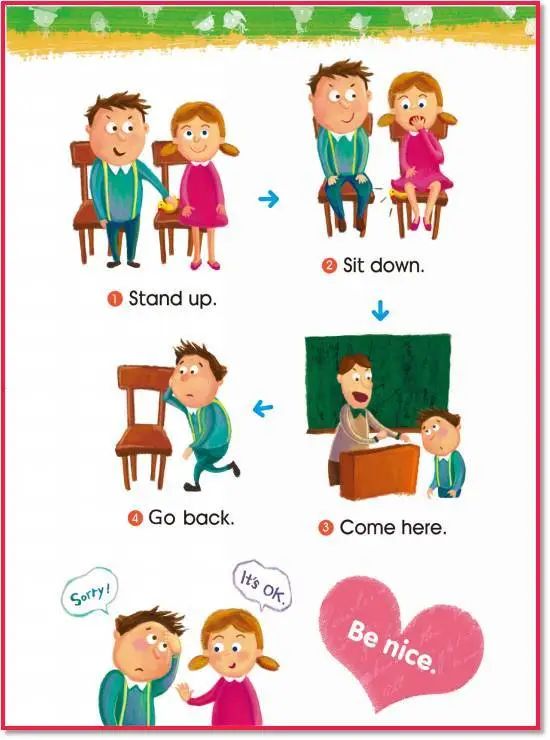 有别于传统的方式,tales of joy将tpr用语,教室用语,生活用语及品格