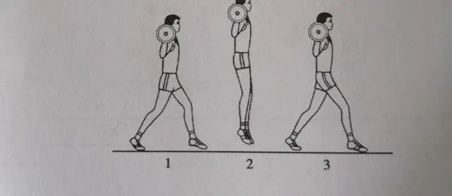 手臂力量练习采用手持哑铃(1kg-2kg)原地摆臂.备考策略1.