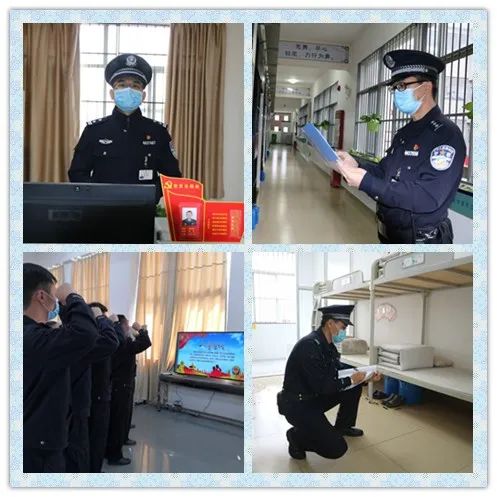 监狱战疫一线警徽在熠熠闪光广东省肇庆监狱十四监区一线战疫剪影