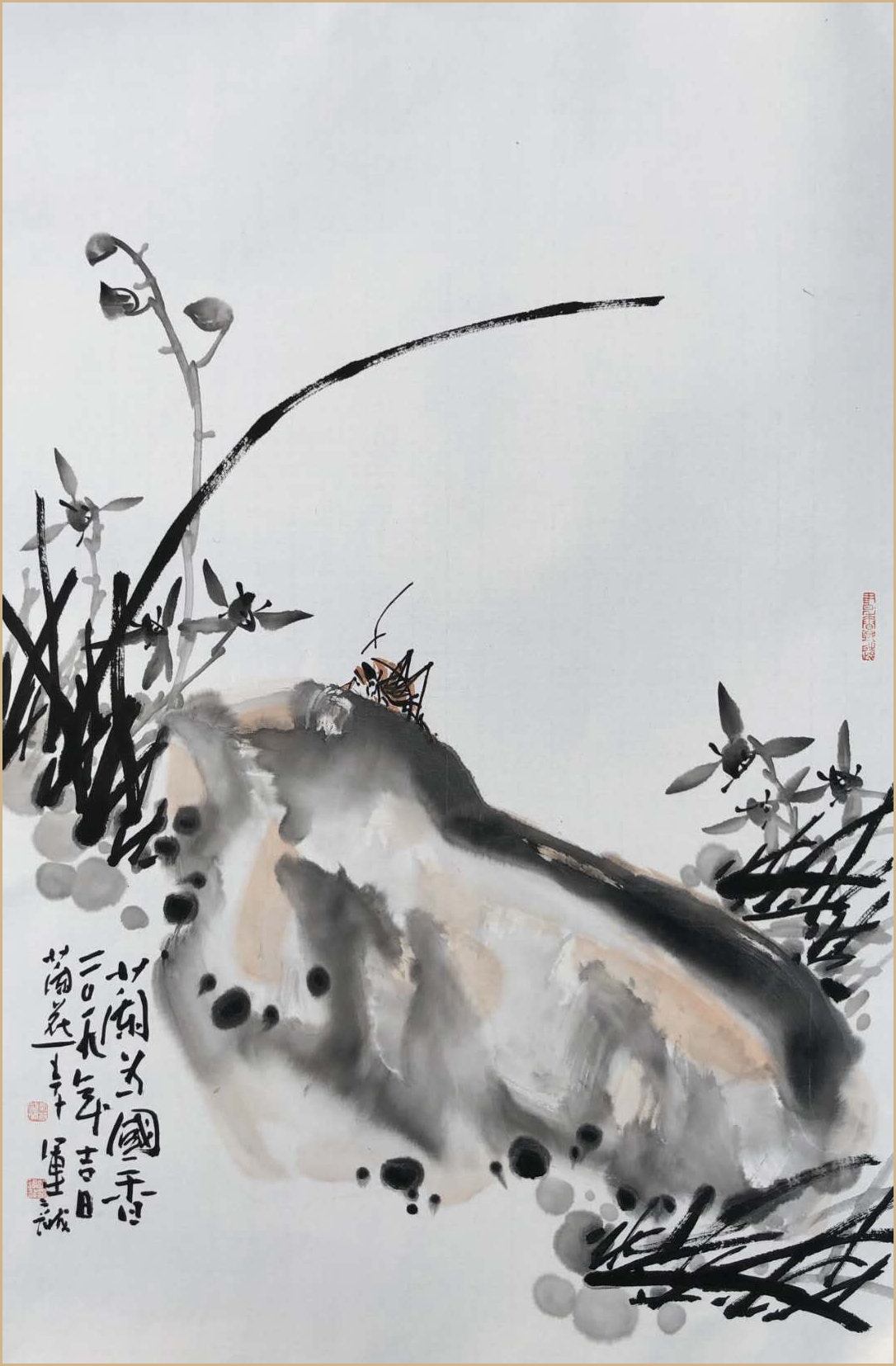 君子如兰人品如山中国工艺美术大师姚运龙先生的兰花坚贞不渝